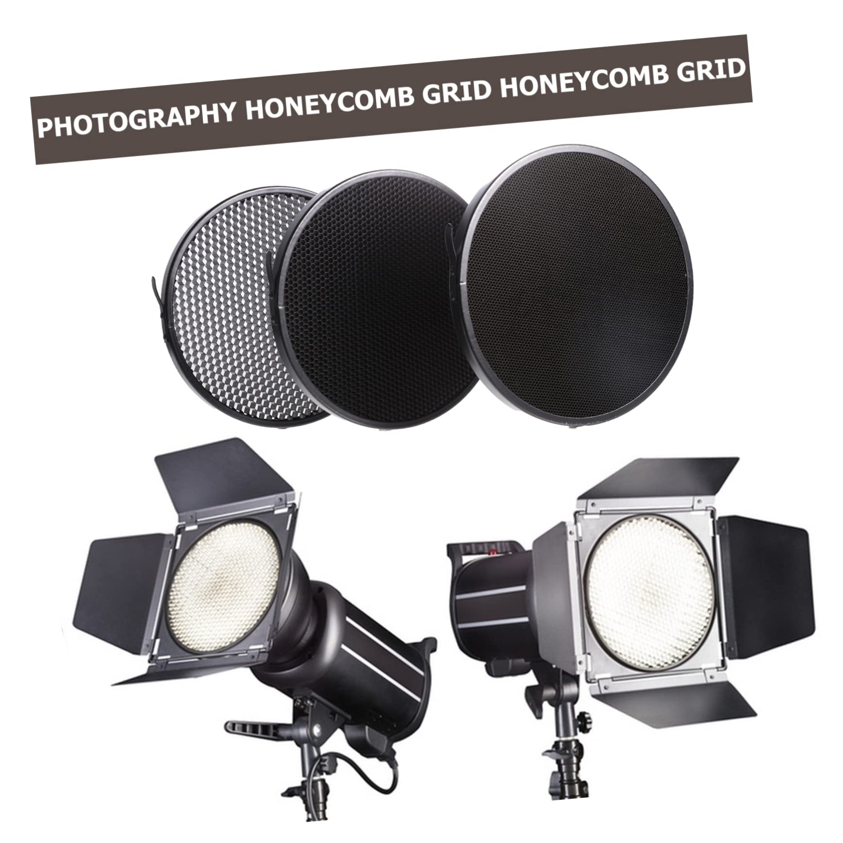Amazon | BRIGHTFUFU 1セット蜂巣グリッド フラッシュライト用 撮影
