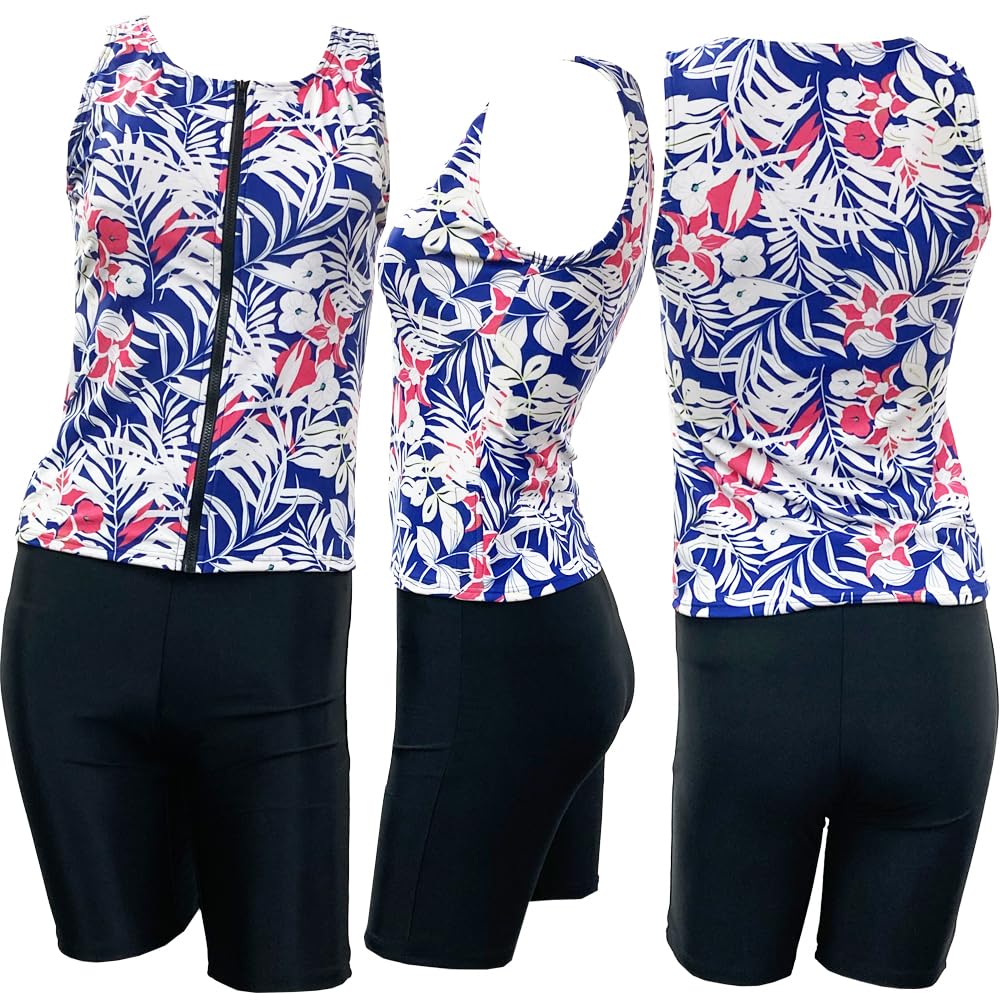 Amazon.co.jp: [マシャロ] セパレート水着 レディース 101241-461 BLU