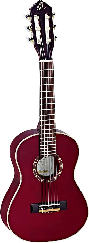 Ortega Guitars Guitarra clássica de nylon de 6 cordas série