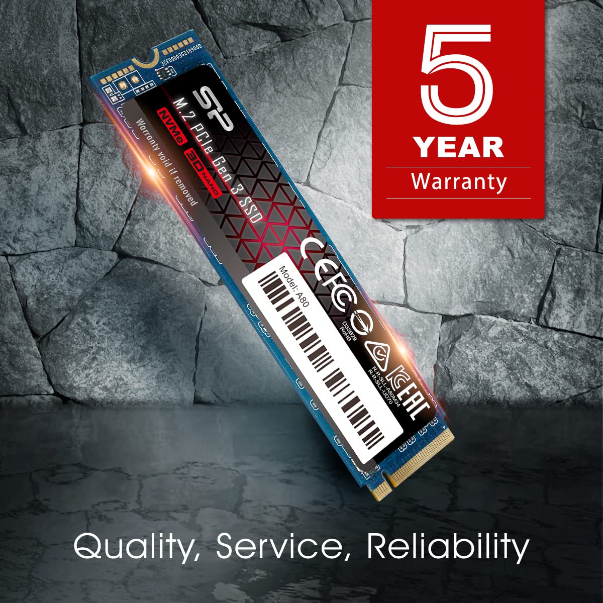 Amazon | シリコン電源1TB-NVMe-PCIe Gen3x4 M.2 2280 R/W、最大3、200