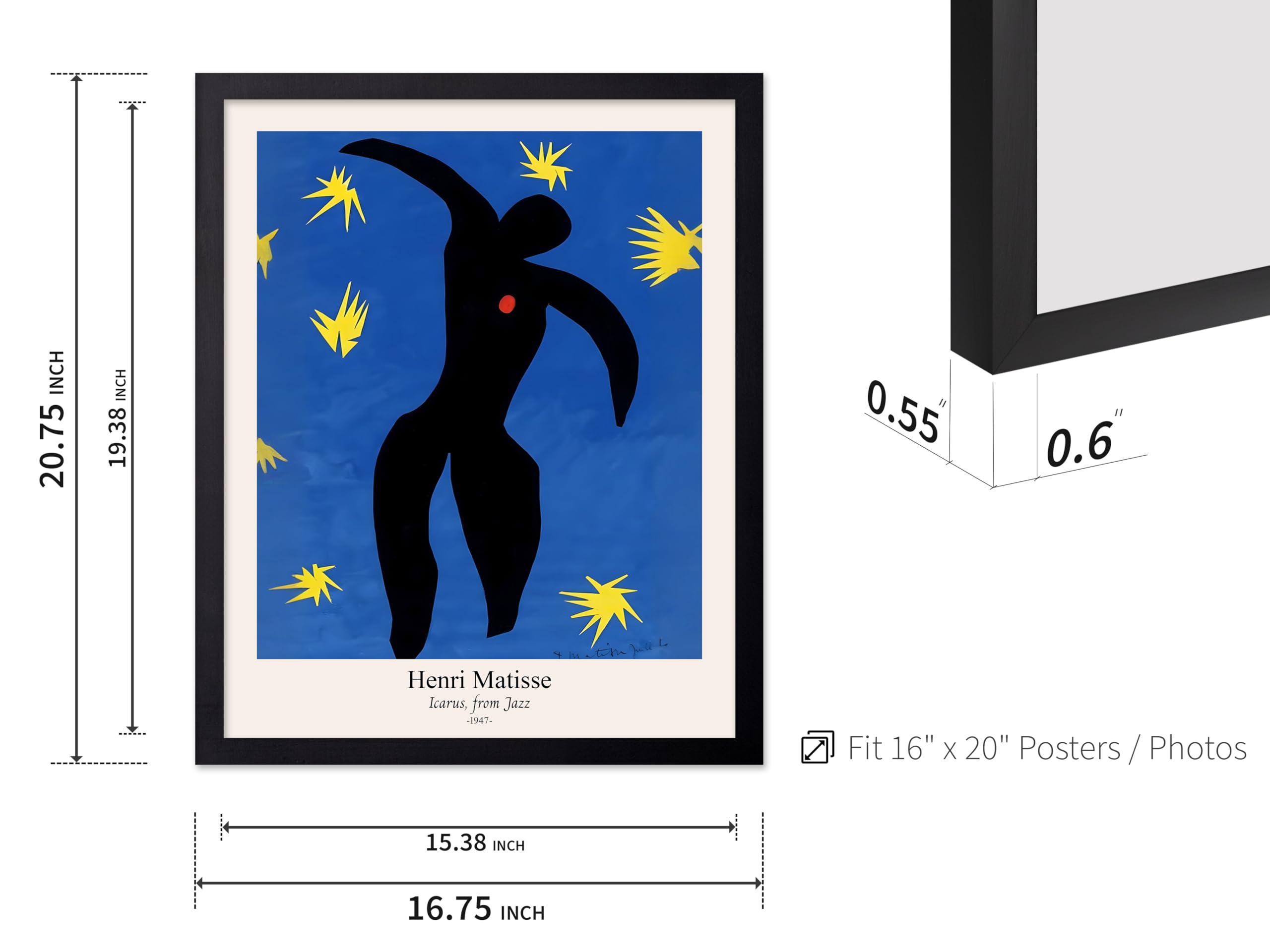 Amazon.com: Poster Master Vintage Henri Matisse Poster - Retro