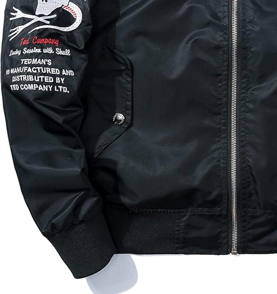 Amazon | スカジャン アウター メンズ メンズ MA-1 ジャケット