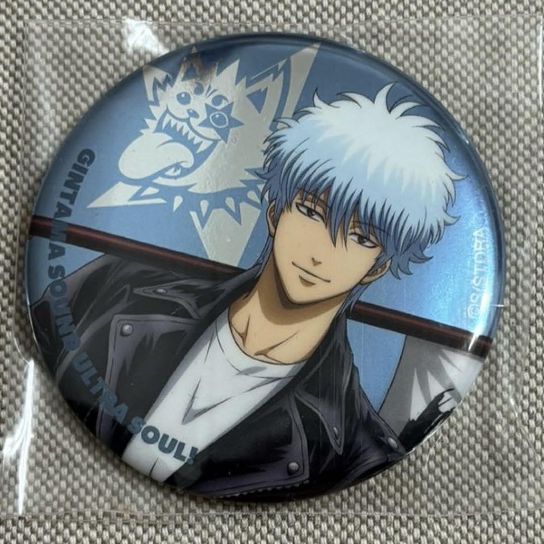 銀魂 ナンジャタウン 缶バッジ 祝 テレビアニメ再開 坂田銀時 銀魂