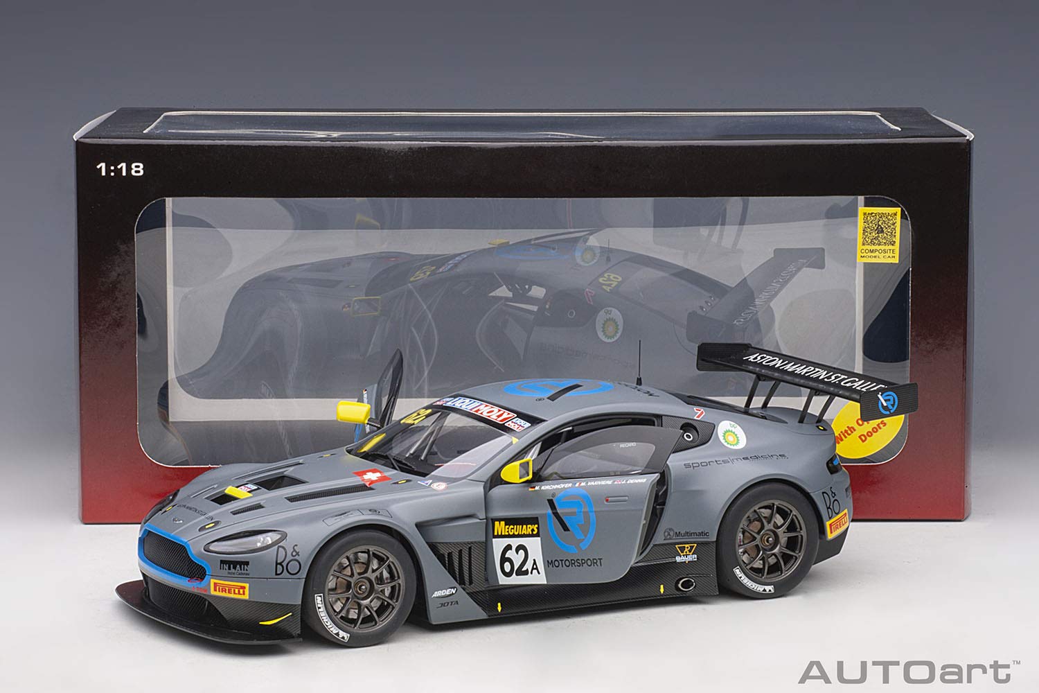 Amazon.co.jp: AUTOart 1/18 アストンマーチン V12 ヴァンテージ GT3