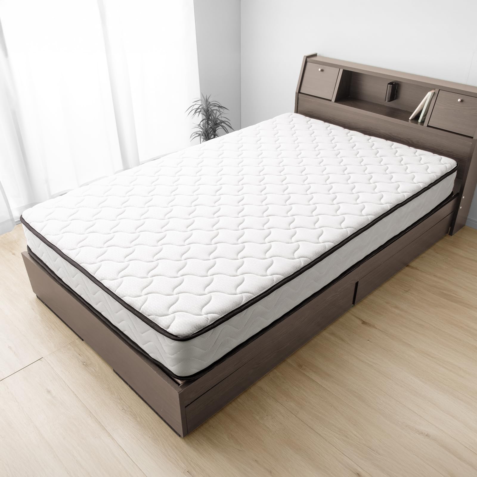 Amazon.co.jp: タンスのゲン マットレス セミダブル 極厚22cm 線径2.3