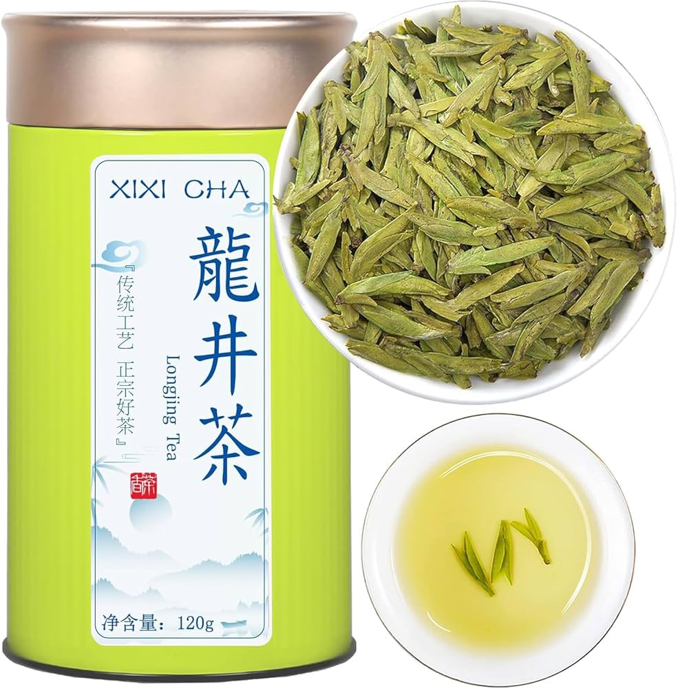 Amazon.co.jp: XIXICHA 龍井茶 特級 龙井茶 竜井茶 新茶 明前緑茶 茶葉