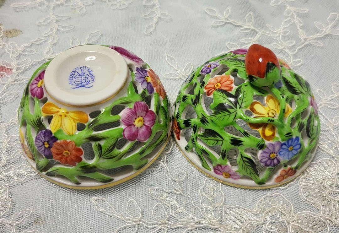 Amazon.co.jp: ヘレンド ファンタジーシリーズ 透かし ボンボン入れ