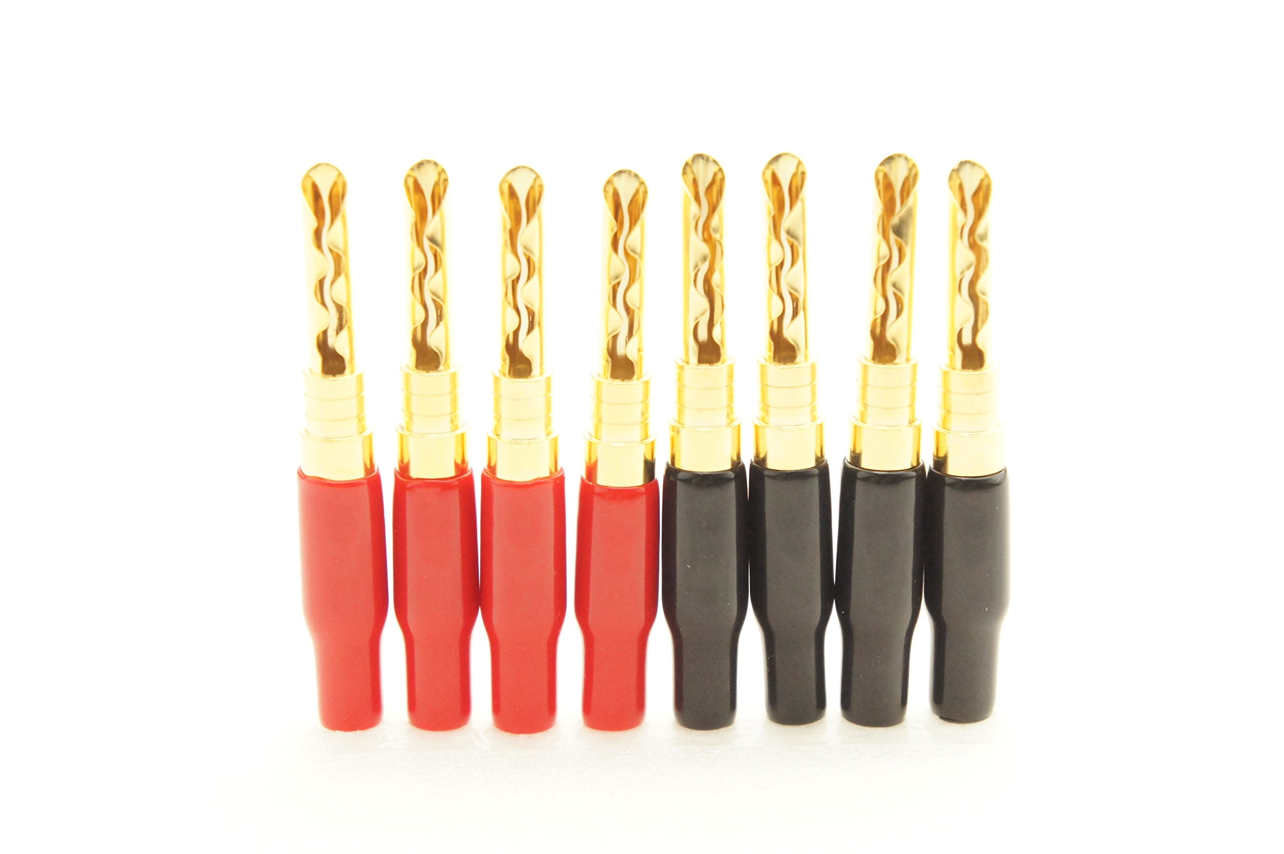 Amazon.co.jp: ONKODO BP-312GC 24K BFA(波型)タイプ バナナプラグ 8本