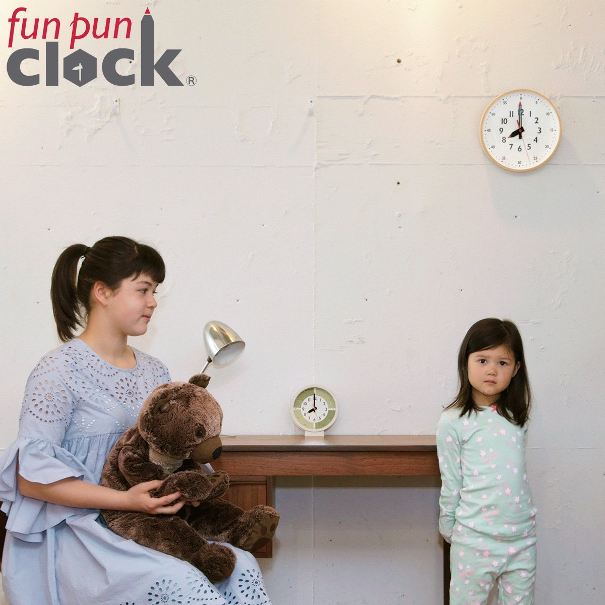 Amazon.co.jp: レムノス 掛け時計 キッズ 知育 ふんぷんくろっく S