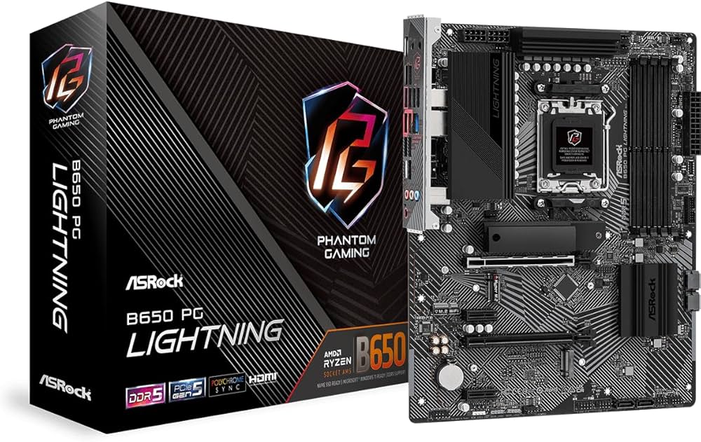 Amazon | ASRock マザーボード B650 PG Lightning AMD Ryzen 7000