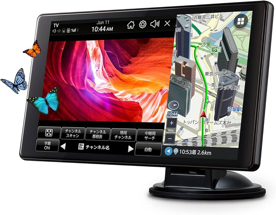 2025年地図データPNM89F PIXYDAセイワ製フルセグポータブルナビ セイワ