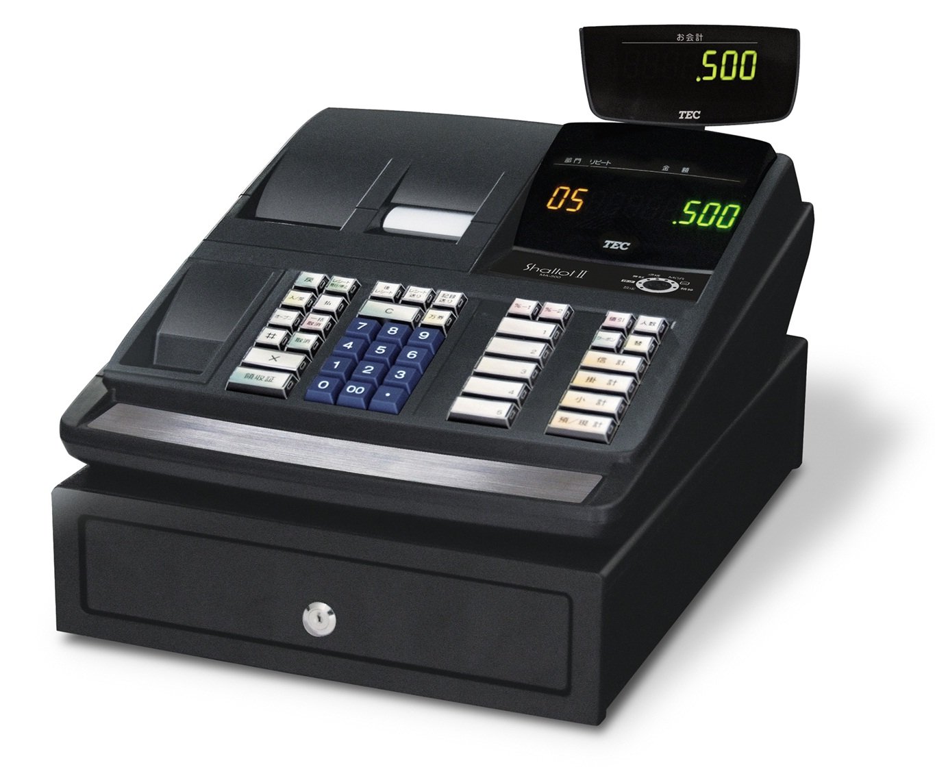 Amazon | 東芝テック 電子レジスター 5部門 MA-500-5B-R 黒
