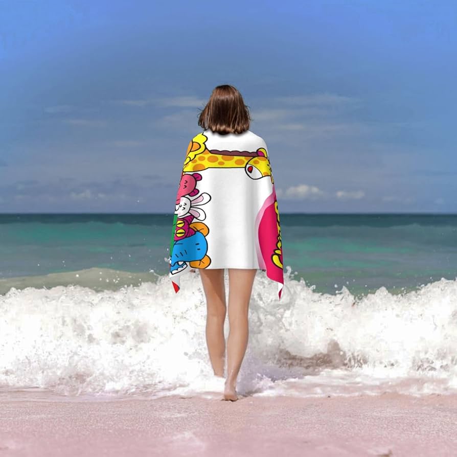 Amazon｜大判 バスタオル たべっ子どうぶつ (1) 柔らかい 肌触り 多