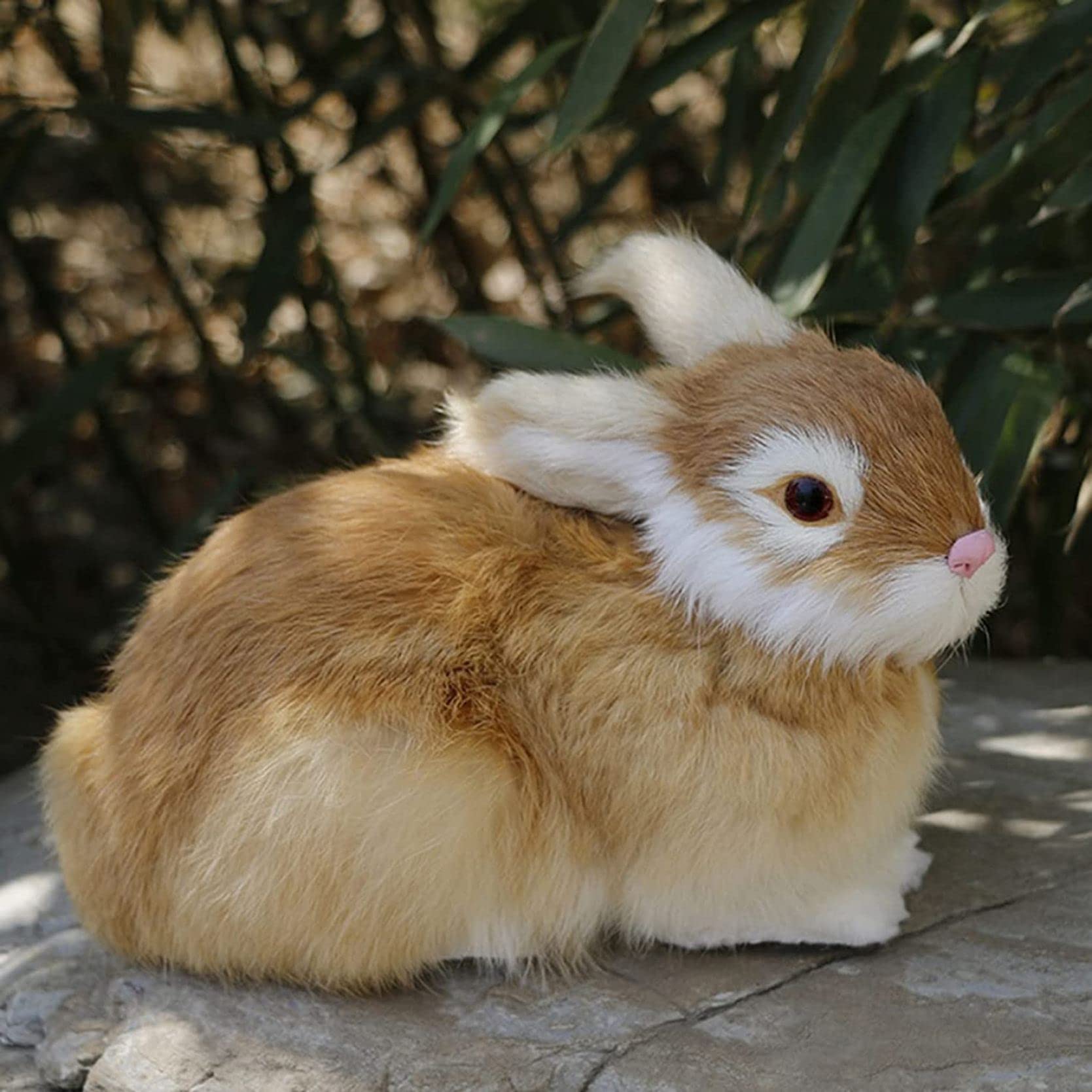 Amazon.co.jp: 昼休み 枕 リアル兎 置物 うさぎぬいぐるみ 模型 本物