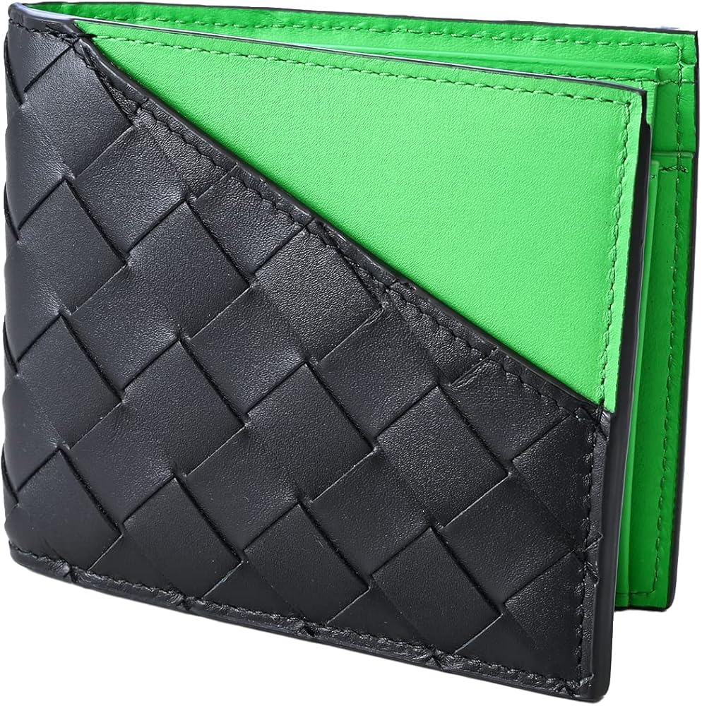 Amazon | [ボッテガヴェネタ] 二つ折り財布 イントレチャート ブラック