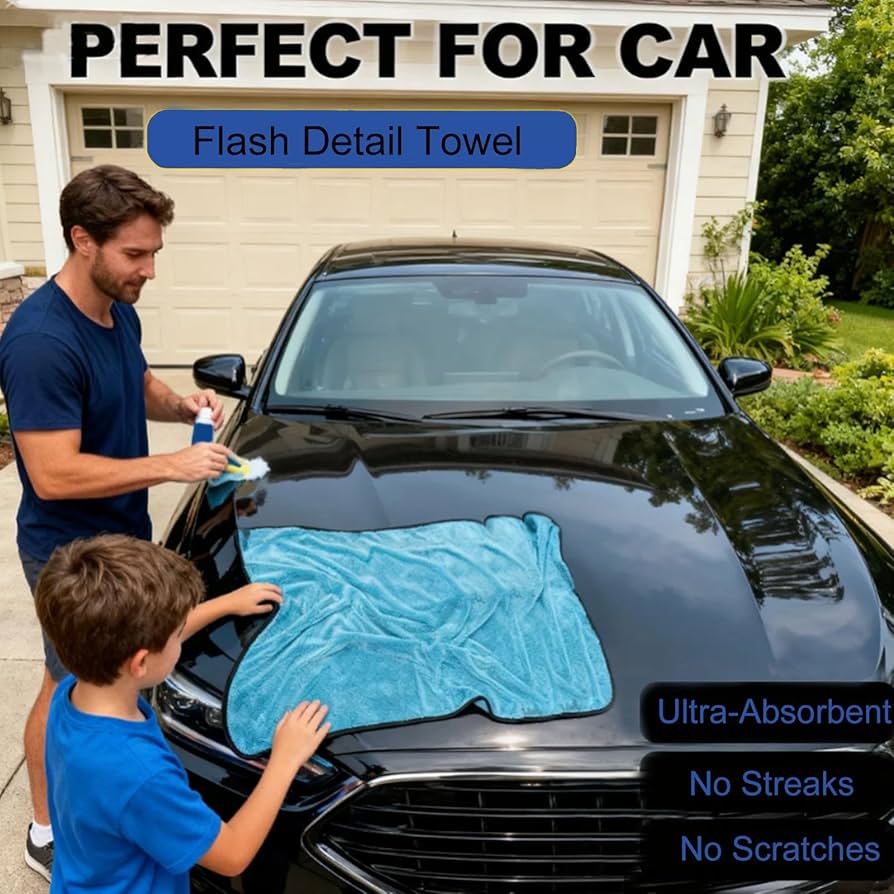 Amazon.com: Flash Detail Car Drying Towel 24