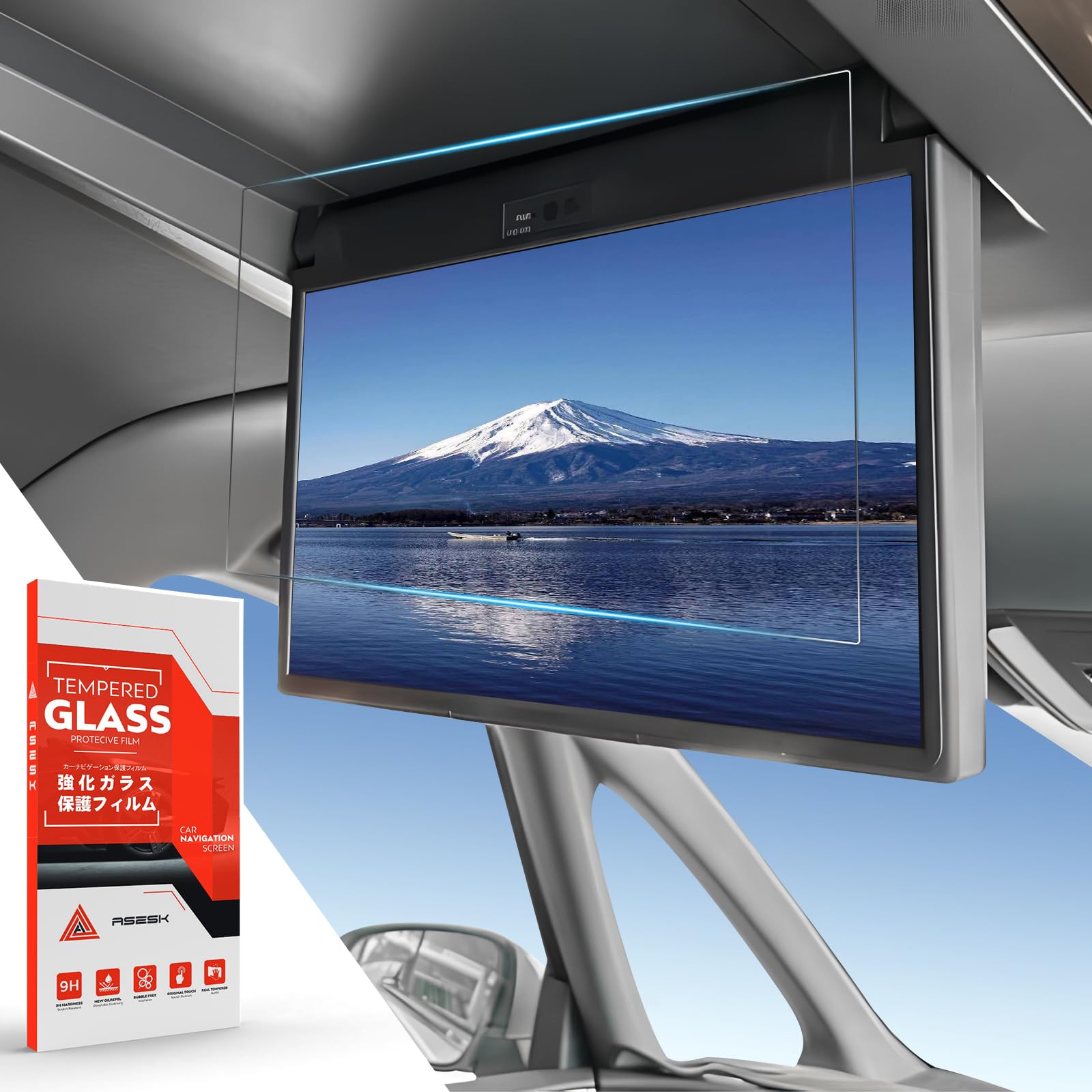 Amazon.co.jp: 【ガラスフィルム 光沢 指紋防止】ASZSK 13.2型有機EL後