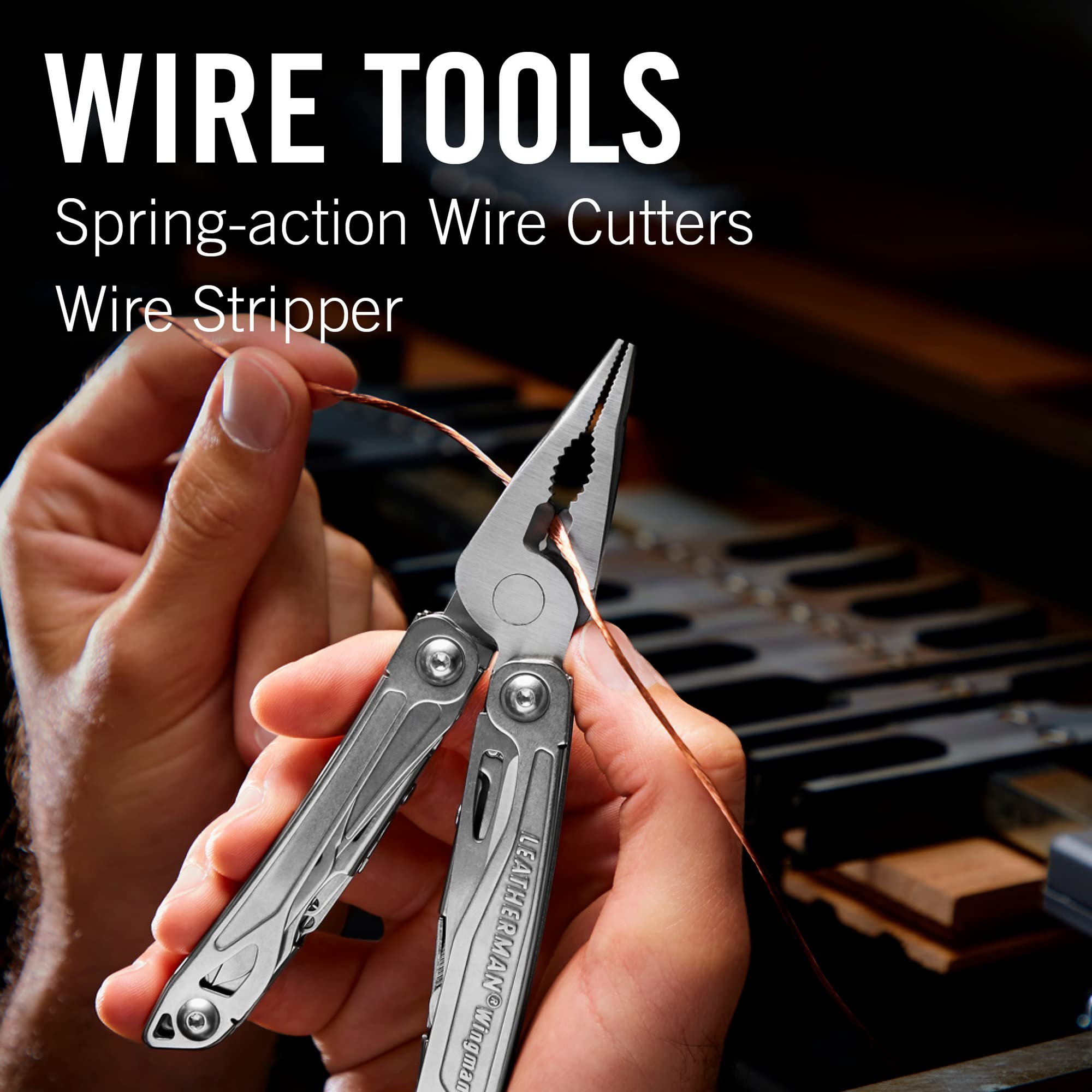 Amazon.com: LEATHERMAN, Wingman Multitool with Spring-Action