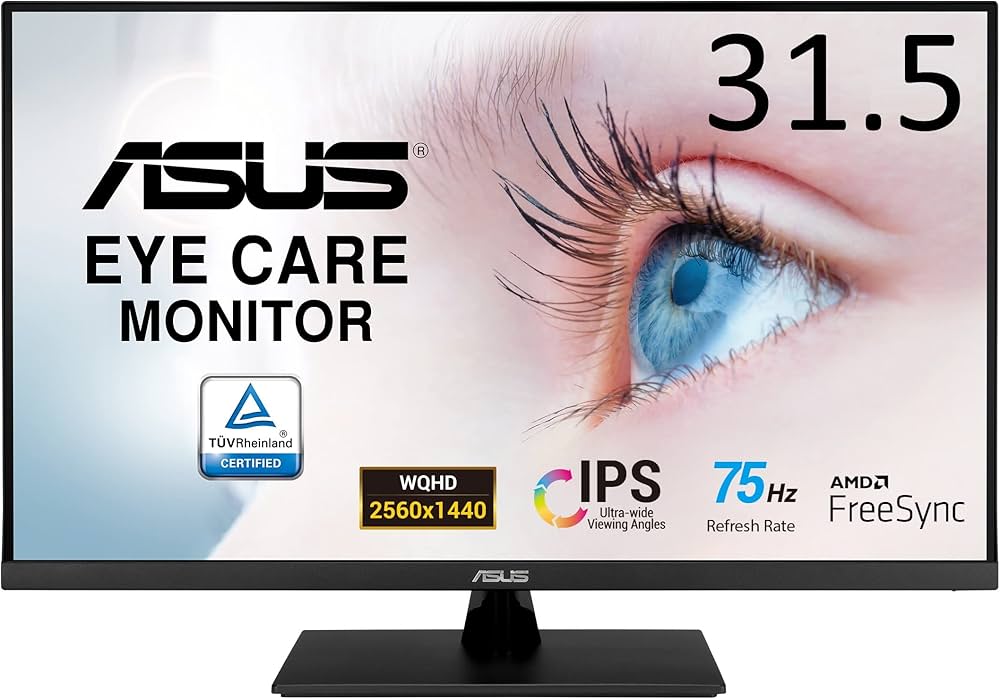 Amazon.co.jp: ASUS モニター Eye Care VP32AQ 31.5インチ / WQHD(2560