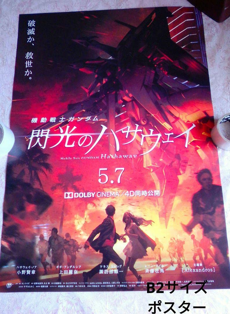 Amazon.co.jp: 機動戦士ガンダム 閃光のハサウェイ 映画 ポスター レア