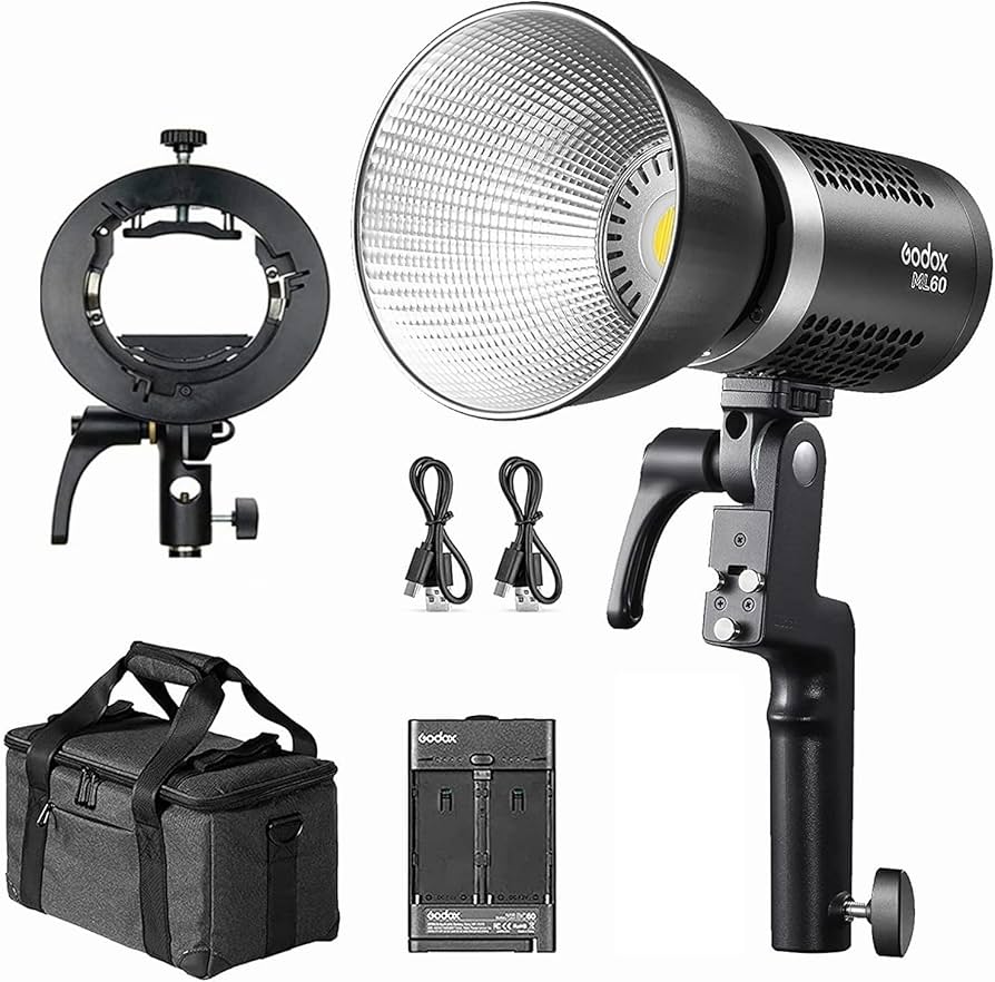 Amazon | 【Godox正規代理店】Godox ML60 手持ち式LEDビデオライト 60W