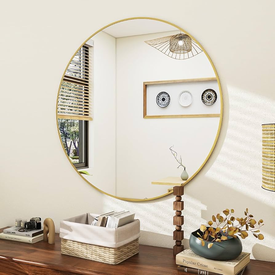 BED & BATH BEYOND ウォールミラー 鏡 ミラー 46x56