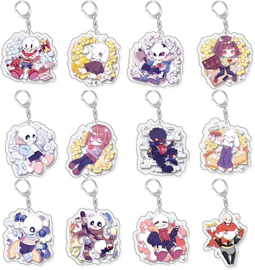 Amazon.co.jp: アンダーテール キーホルダー Undertale アクリル キー