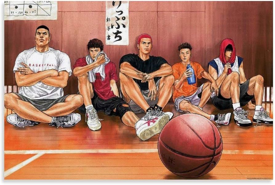 Amazon｜漫画のポスターバスケットボールアニメスラムダンク
