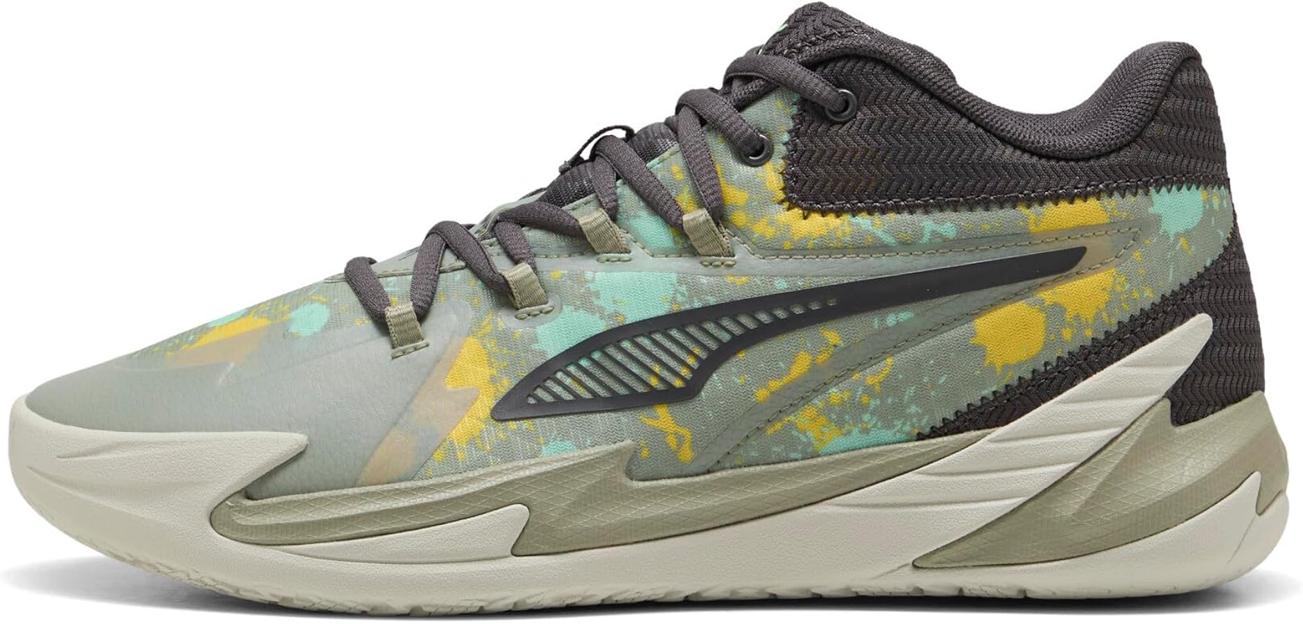 Amazon.com | Puma Men's Dagger Basketball Shoe, Lux Army-Fresh