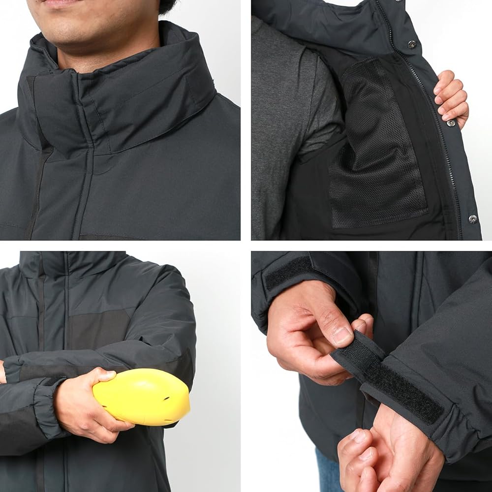 Amazon | [グロス] アウター メンズ 冬 ファイバーダウン ダウン 撥水