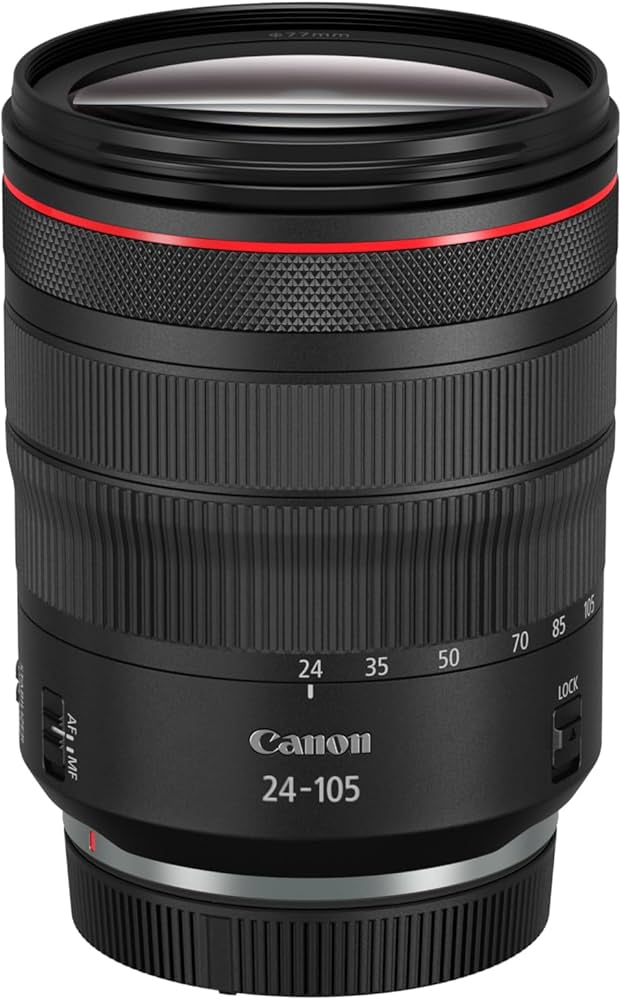 Amazon.com : Canon RF 24-105mm f/4L Is USM Zoom Lens, Black
