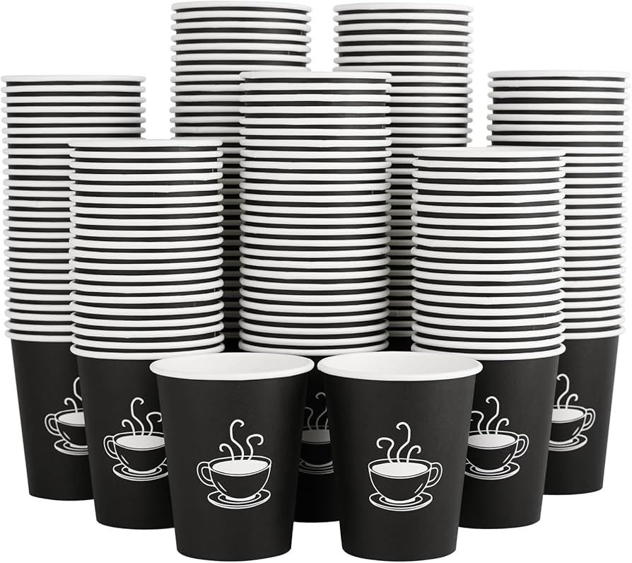 Amazon.com: TV TOPVALUE 360 Pack 8 oz Paper Coffee Cups