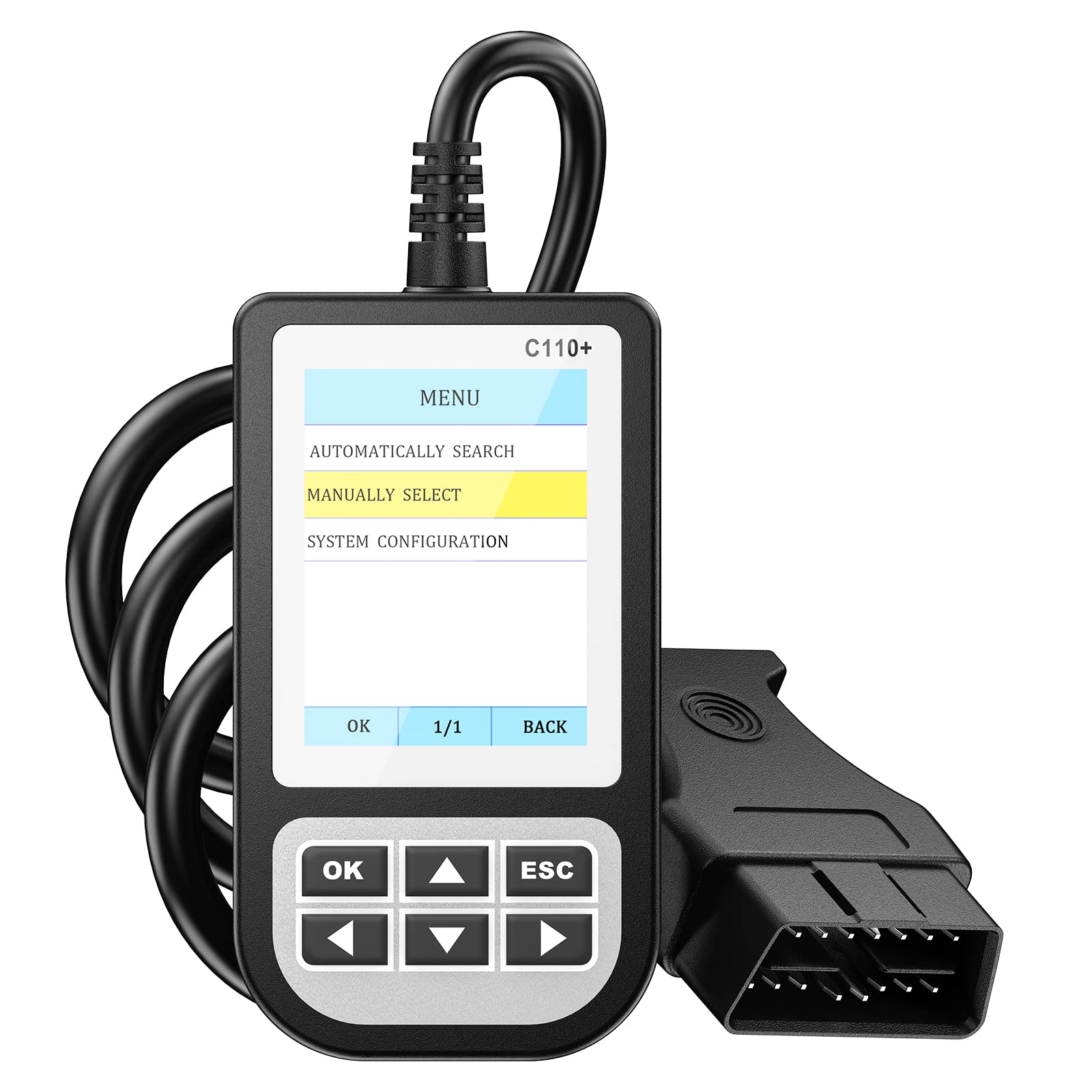 Code Reader Car Diagnostic Tool, Creator C110+ OBD2 Scanner for