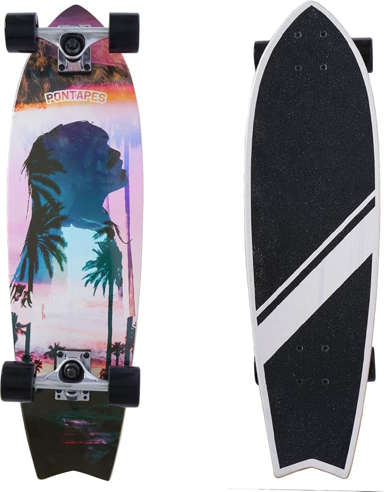Amazon | PONTAPES(ポンタペス) スケートボード クルーザー