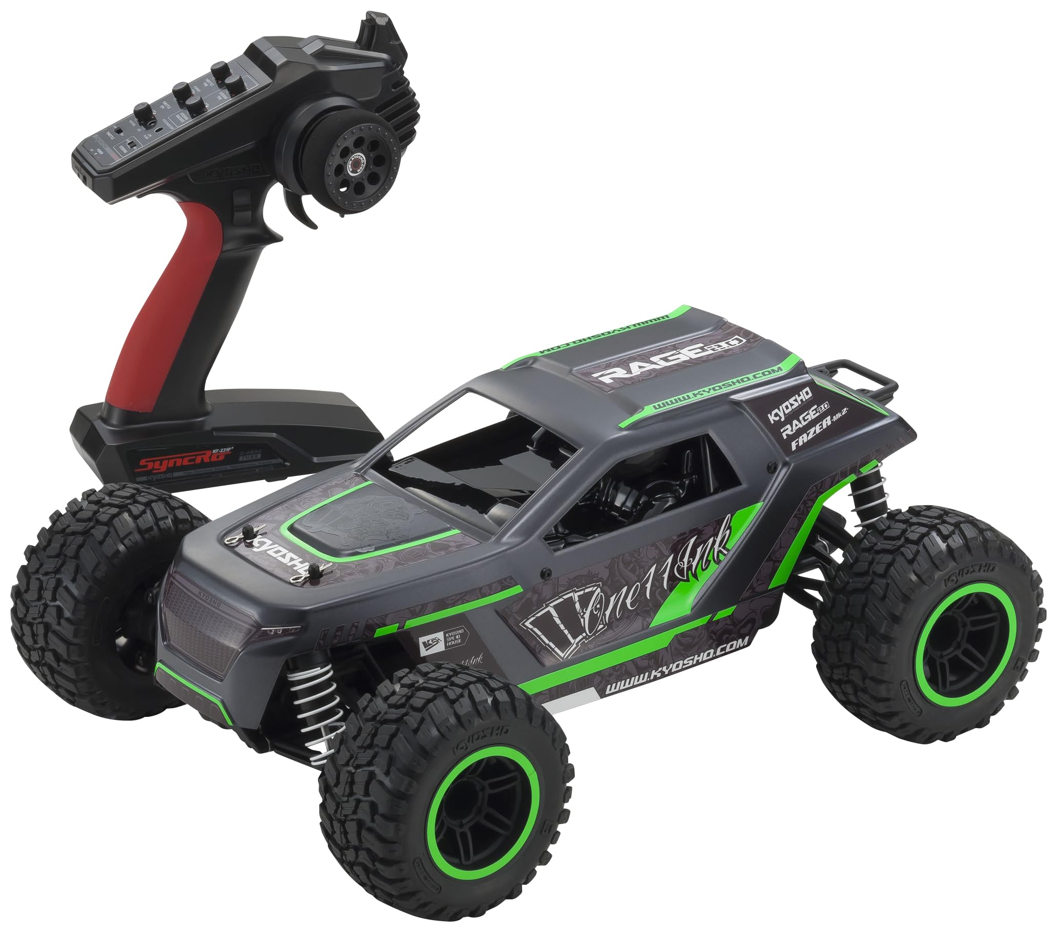 Amazon.co.jp: 京商 1/10 EP 4WD フェーザーMk2 FZ02L-BT レディセット