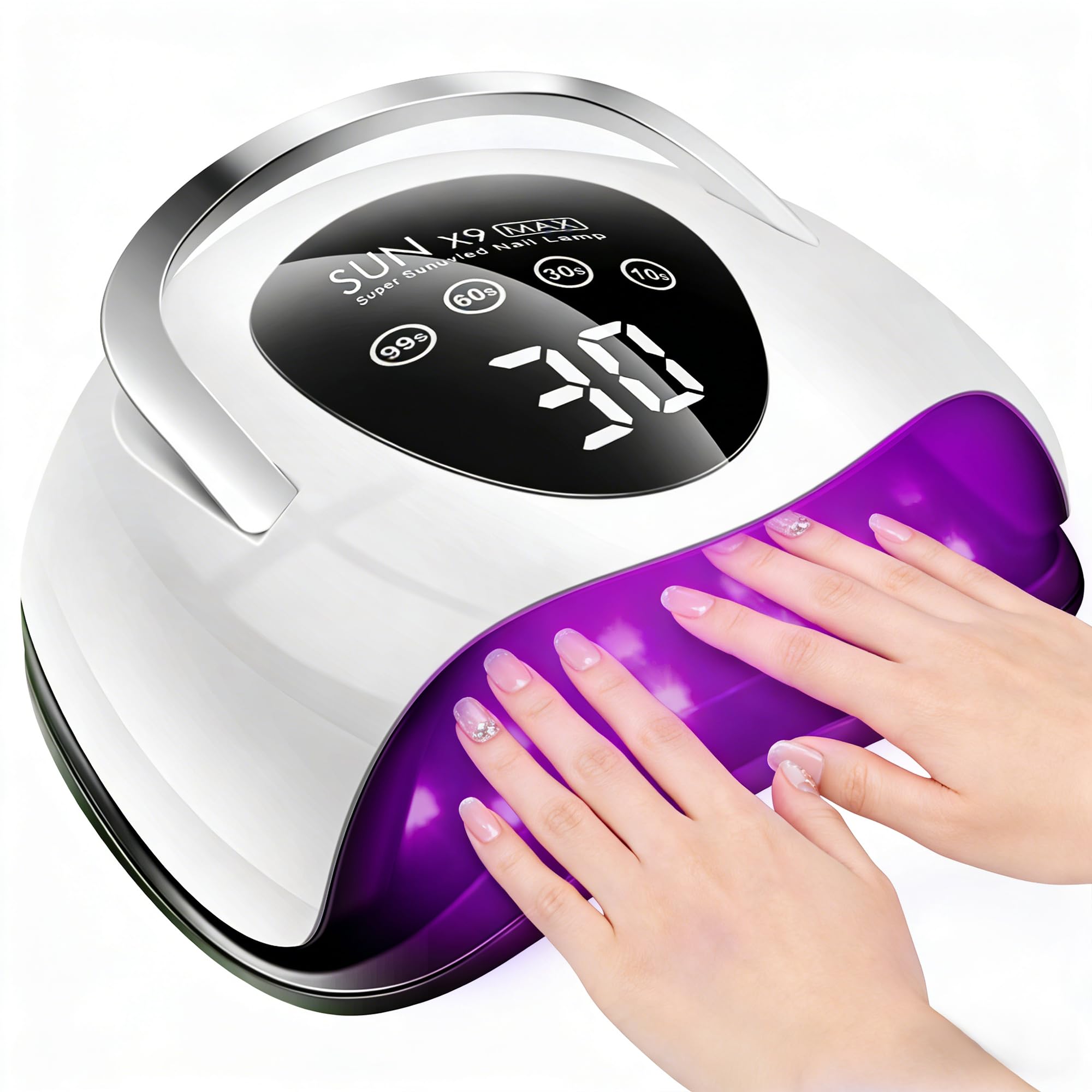 Amazon.com: LadyMisty 268W UV LED Nail Lamp, 2026 Upgrade UV Light