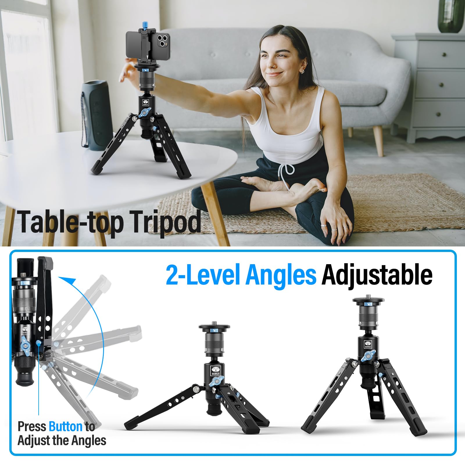 Amazon.com : SIRUI SVM-165 Carbon Fiber Camera Monopod with Feet