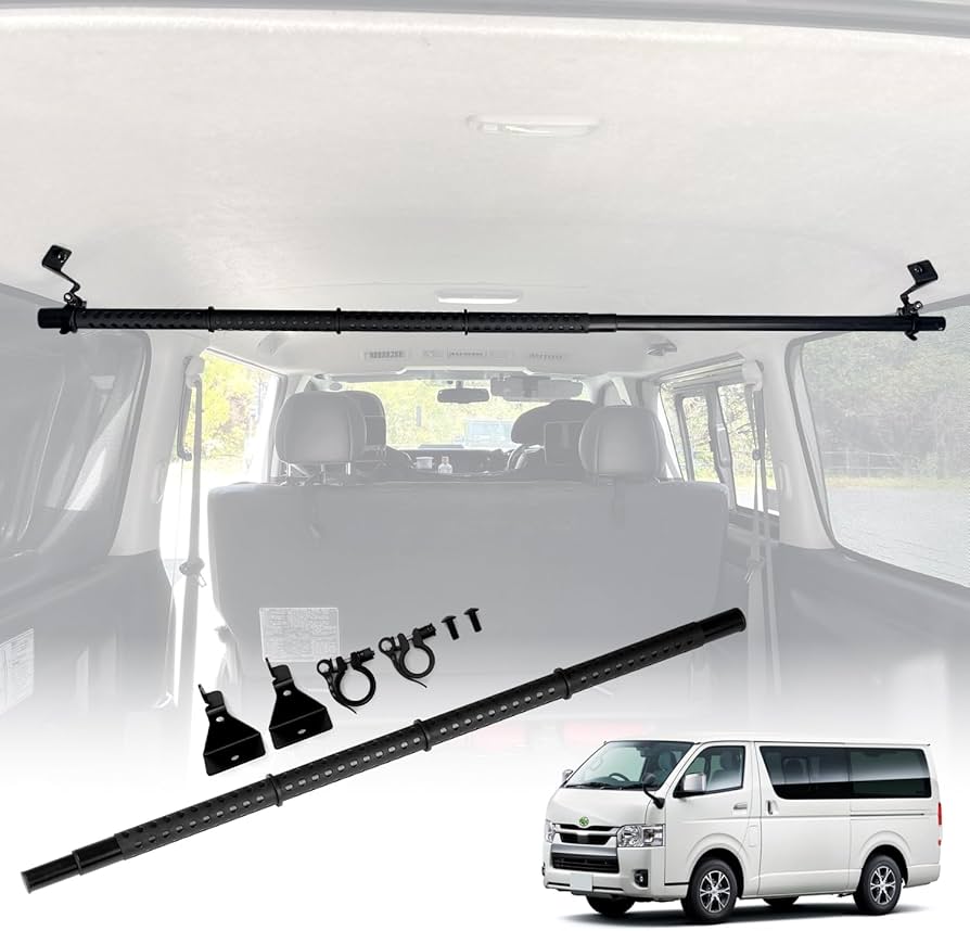 Amazon | Cartist トヨタ ハイエース 200系 サイドバー ハンガーバー