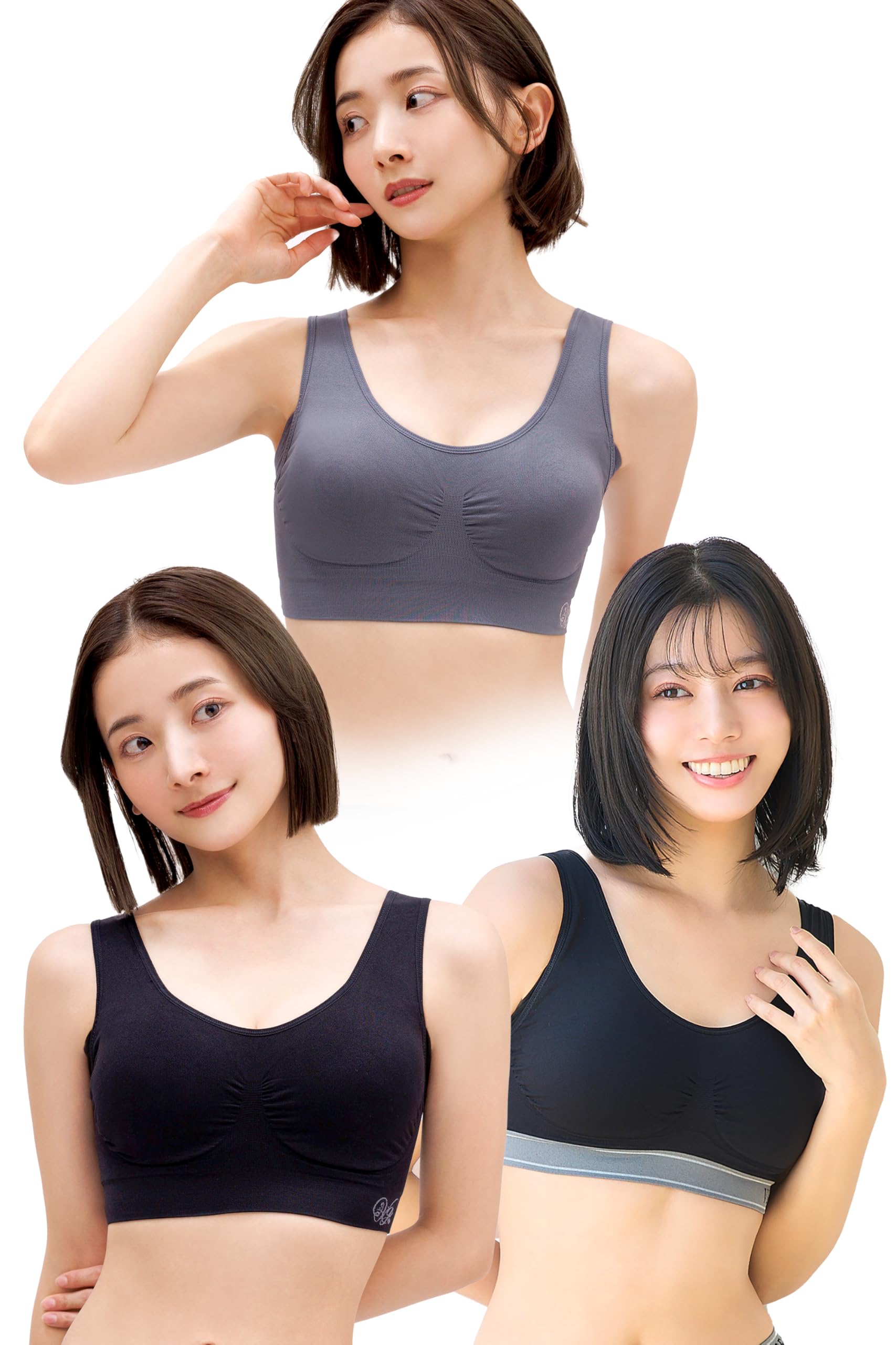 Amazon | [VIAGE] ヴィアージュ ビューティアップ ナイトブラ 3枚