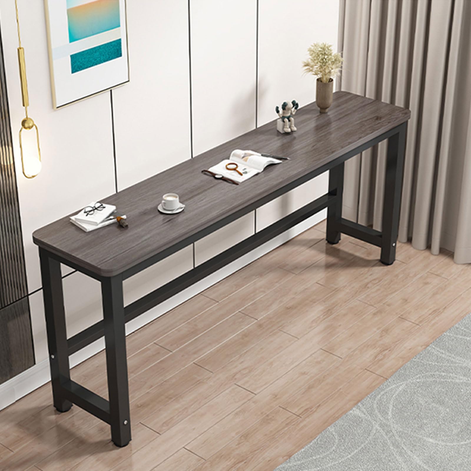 Amazon｜Wokouiys カウンターテーブル ハイテーブル バーカウンター