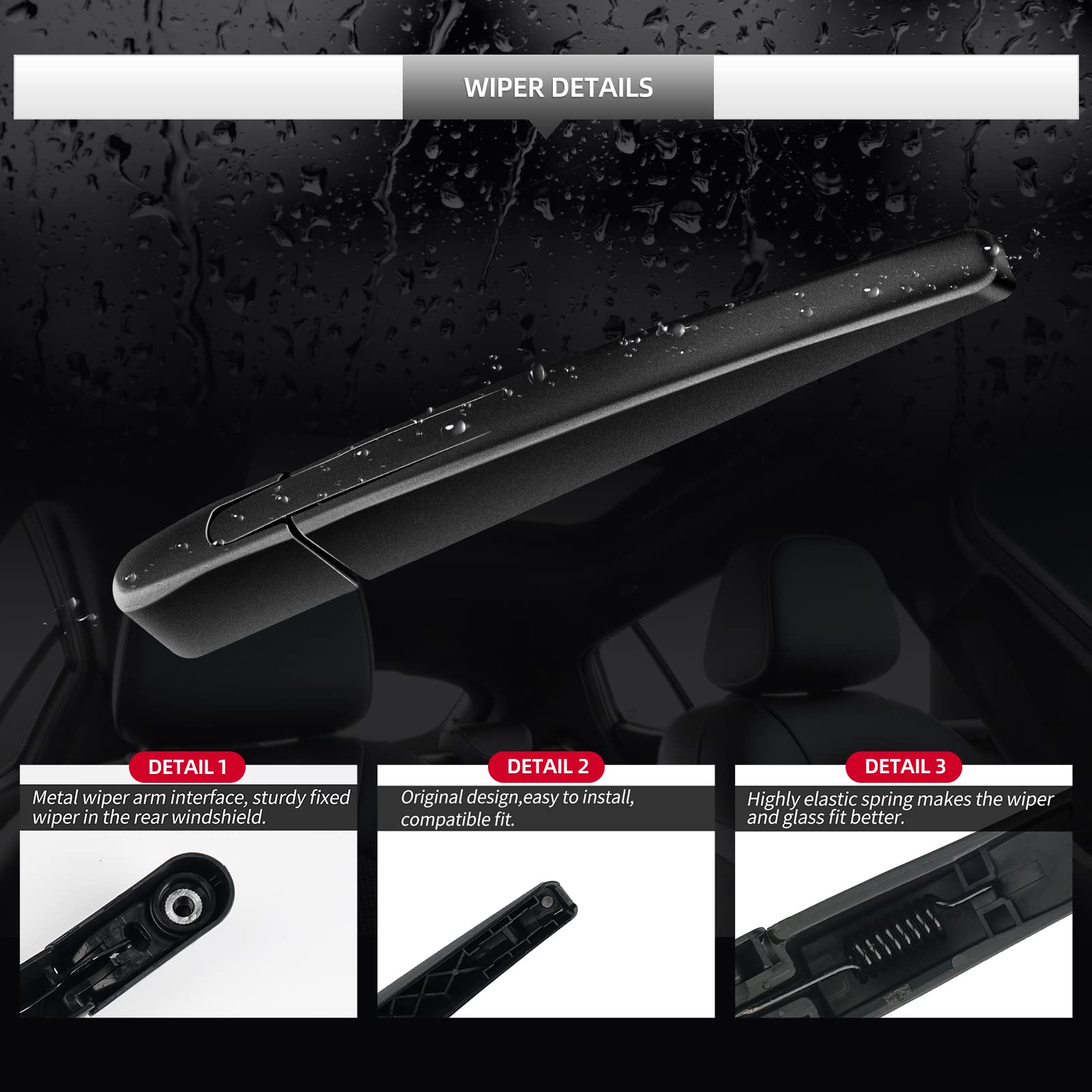 Amazon | 2018-2023 BMW X3 G01 リアワイパー フロントガラス ブレード