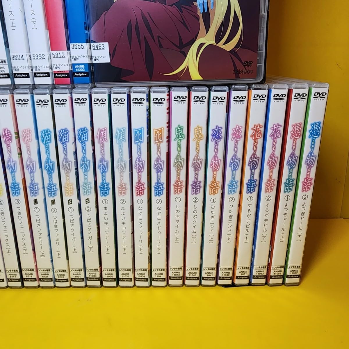 ケース交換済み 〈物語〉シリーズ 化物語~憑物語 13冊セット 化物語DVD