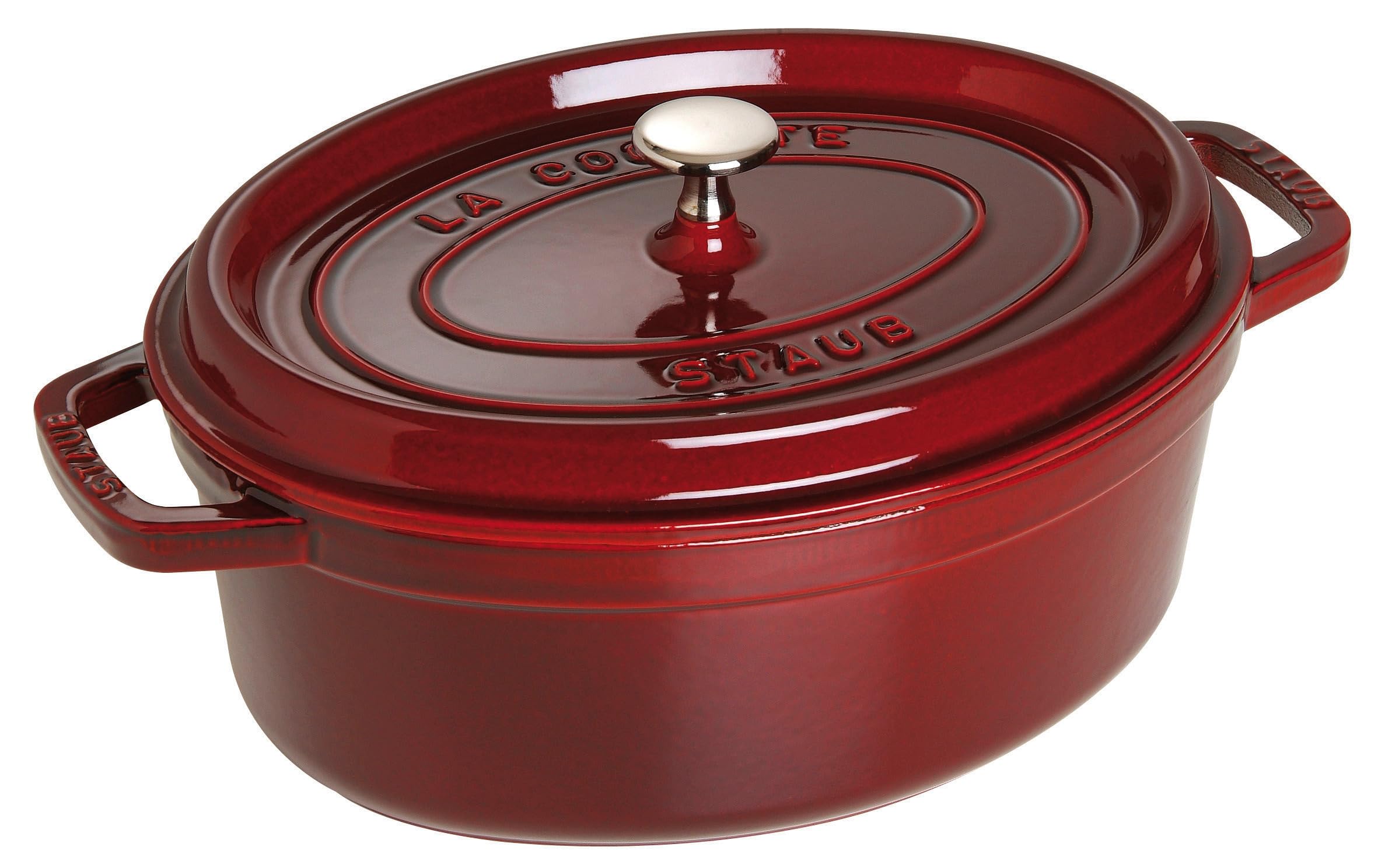 Amazon.com: STAUB Cocotte Oval 29cm Grenadine red: Dutch Ovens
