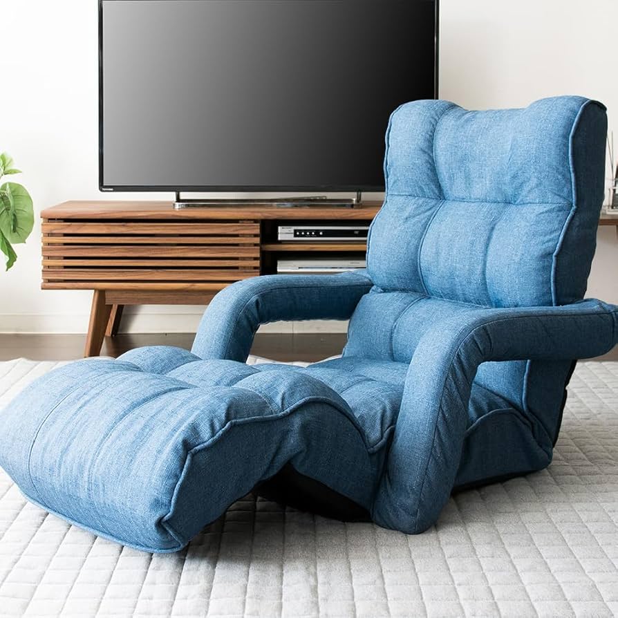 Amazon｜アイリスプラザ 座椅子 リクライニング 肘付き座椅子 背もたれ