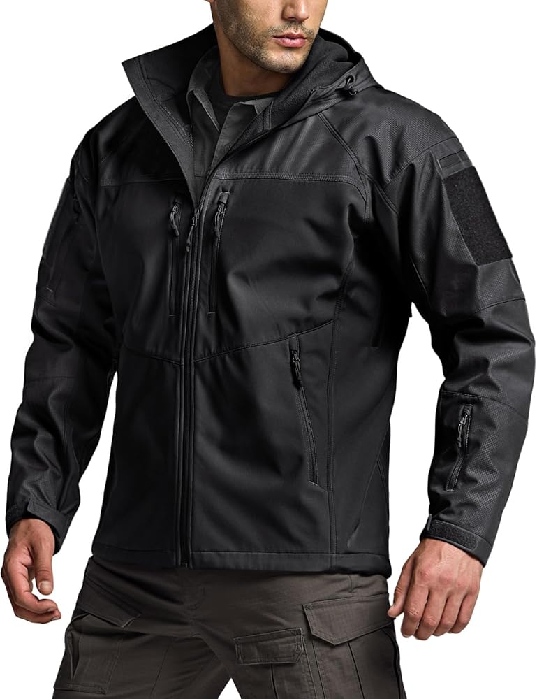 Amazon | [CQR] ソフトシェル ジャケット メンズ 【防風・撥水・保温