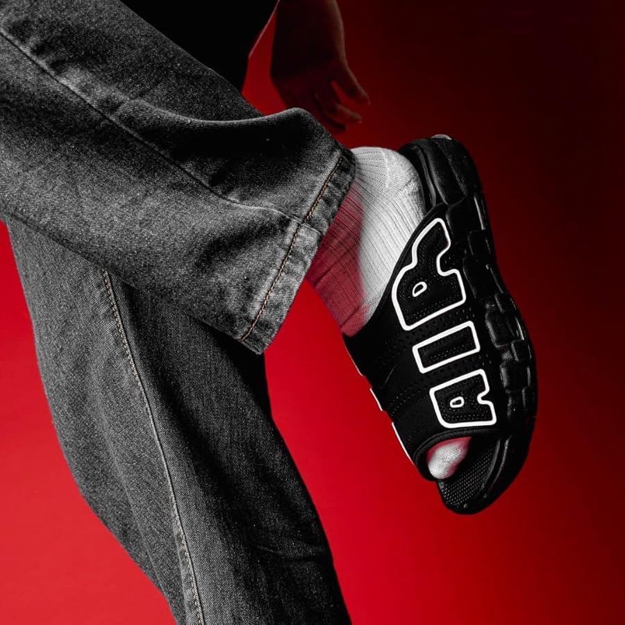 Amazon | [ナイキ] メンズ サンダル エア モア アップテンポ スライド