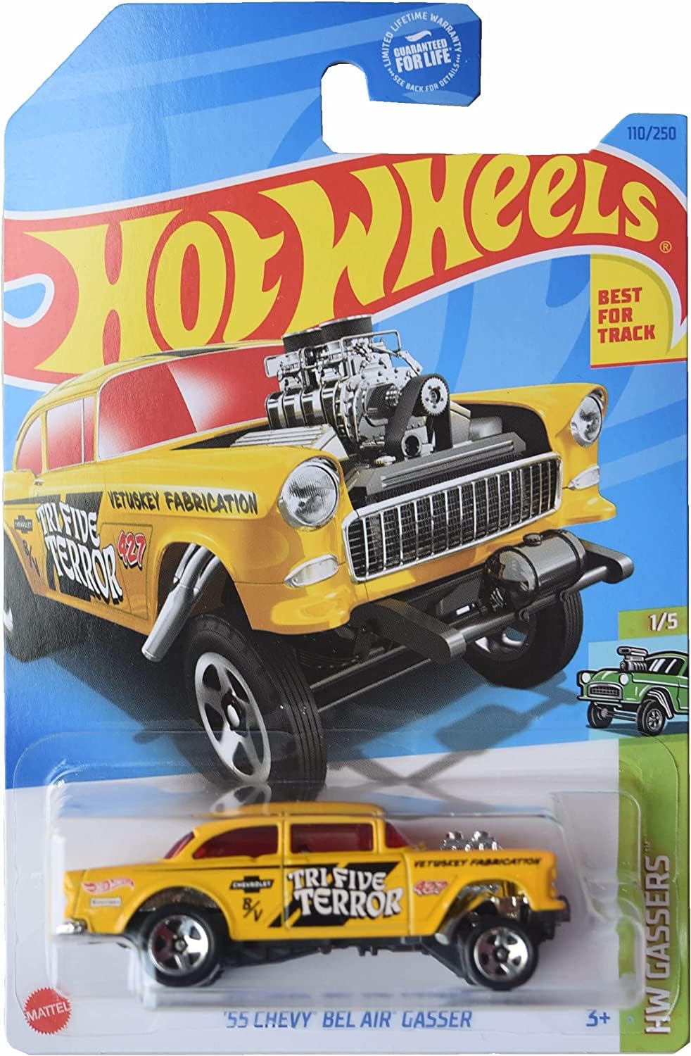 Amazon.com: Hot Wheels '55 Chevy Bel Air Gasser, HW Gassers 1/5