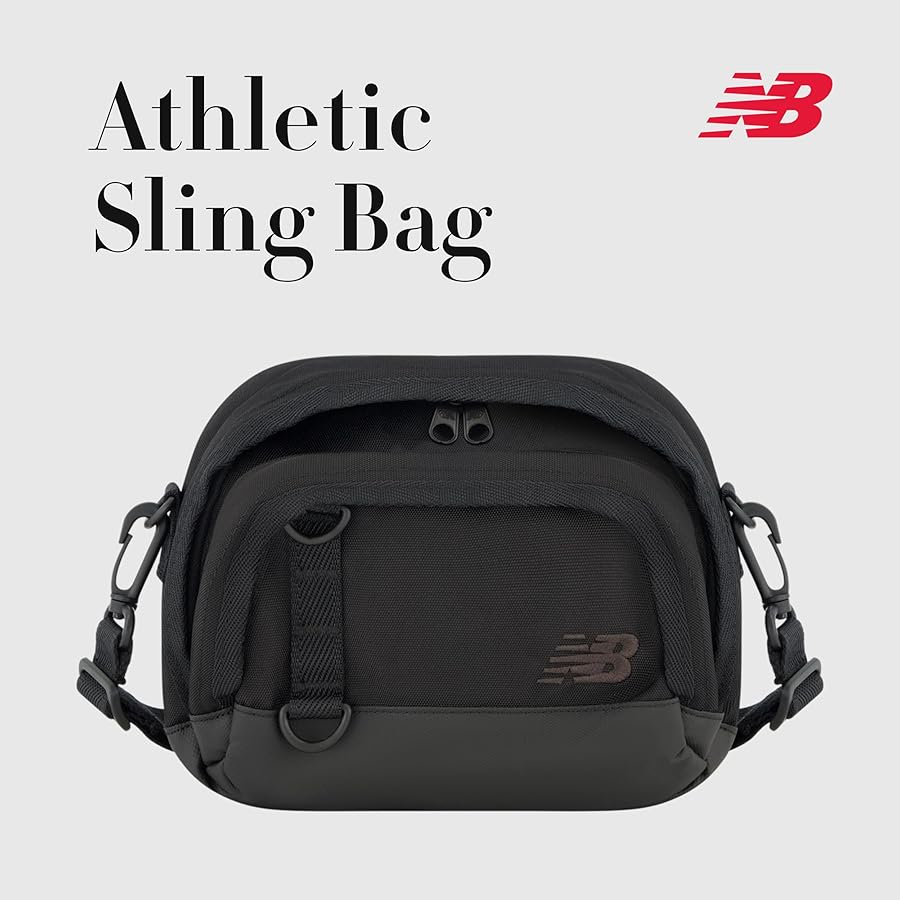 Amazon.com: New Balance Sling Bag, Large Athletic Shoulder Handbag
