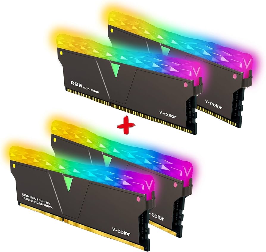 V-Color Prism Pro RGB DDR4 16GB(2x8GB+2xDummy) 3600MHz (PC4-28800