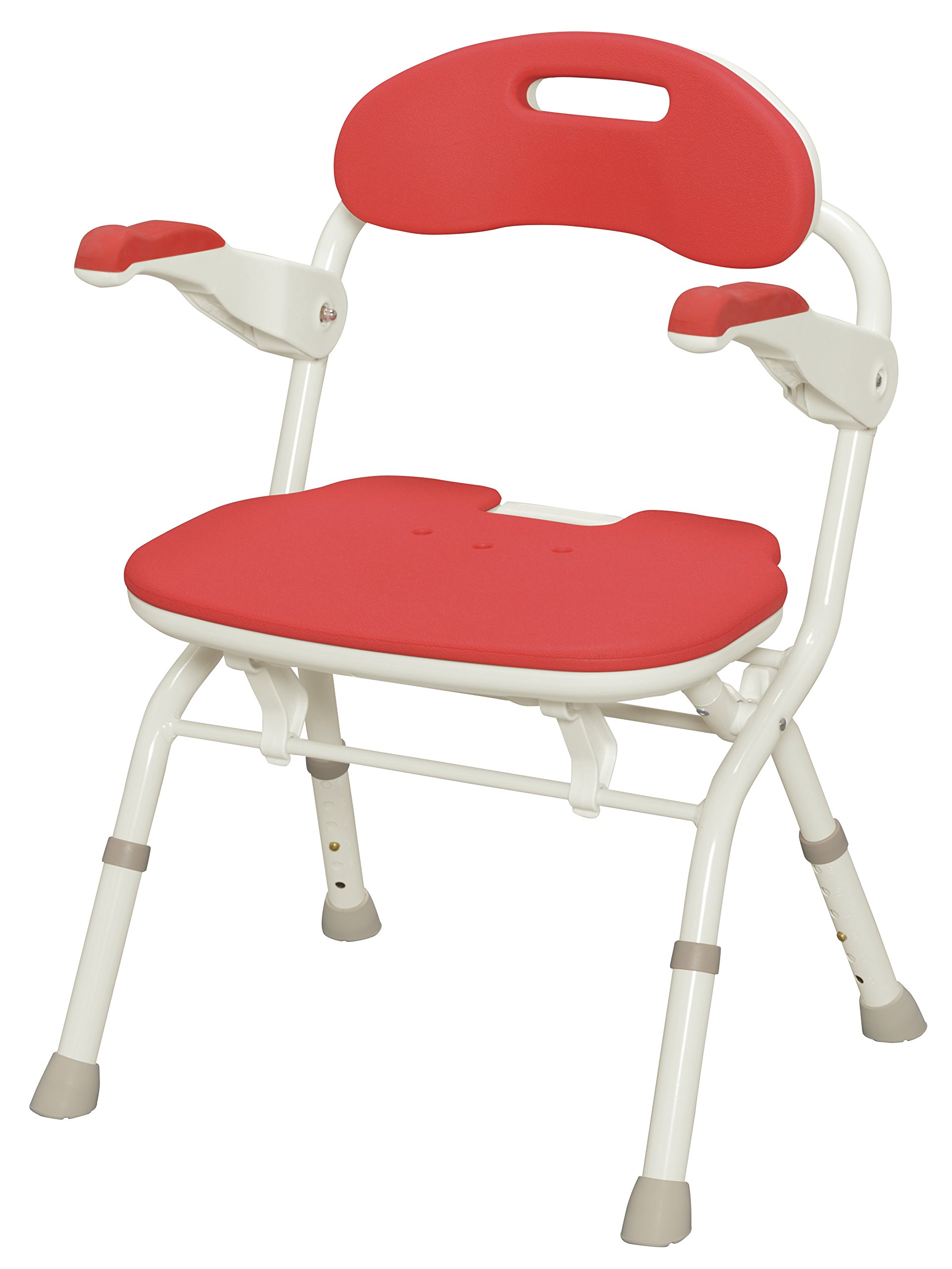 Amazon | アロン化成 安寿 折りたたみシャワーベンチ FS レッド | 安寿